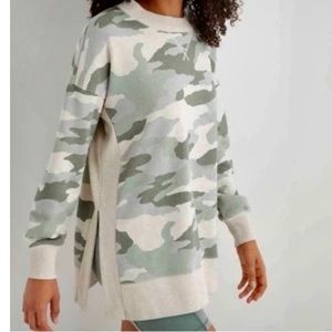 Aerie Camo Oversized Sweatshirt